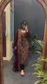 Royal Burgundy Velvet Chinestitch