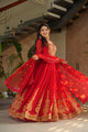 Bhavika Red Anarkali Suit Set