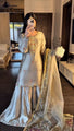 Zarmina Satin Silk Embroidered Suit Set
