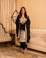 Midnight Gleam Embroidered Ensemble