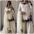 Elowen Silk Embroidered Palazzo Set with Dupatta