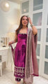Royal Plum Velvet Ensemble
