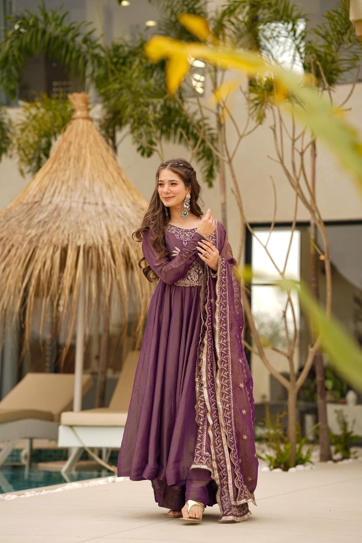 Ramya Cosma Slit Anarkali Premium Suit Set