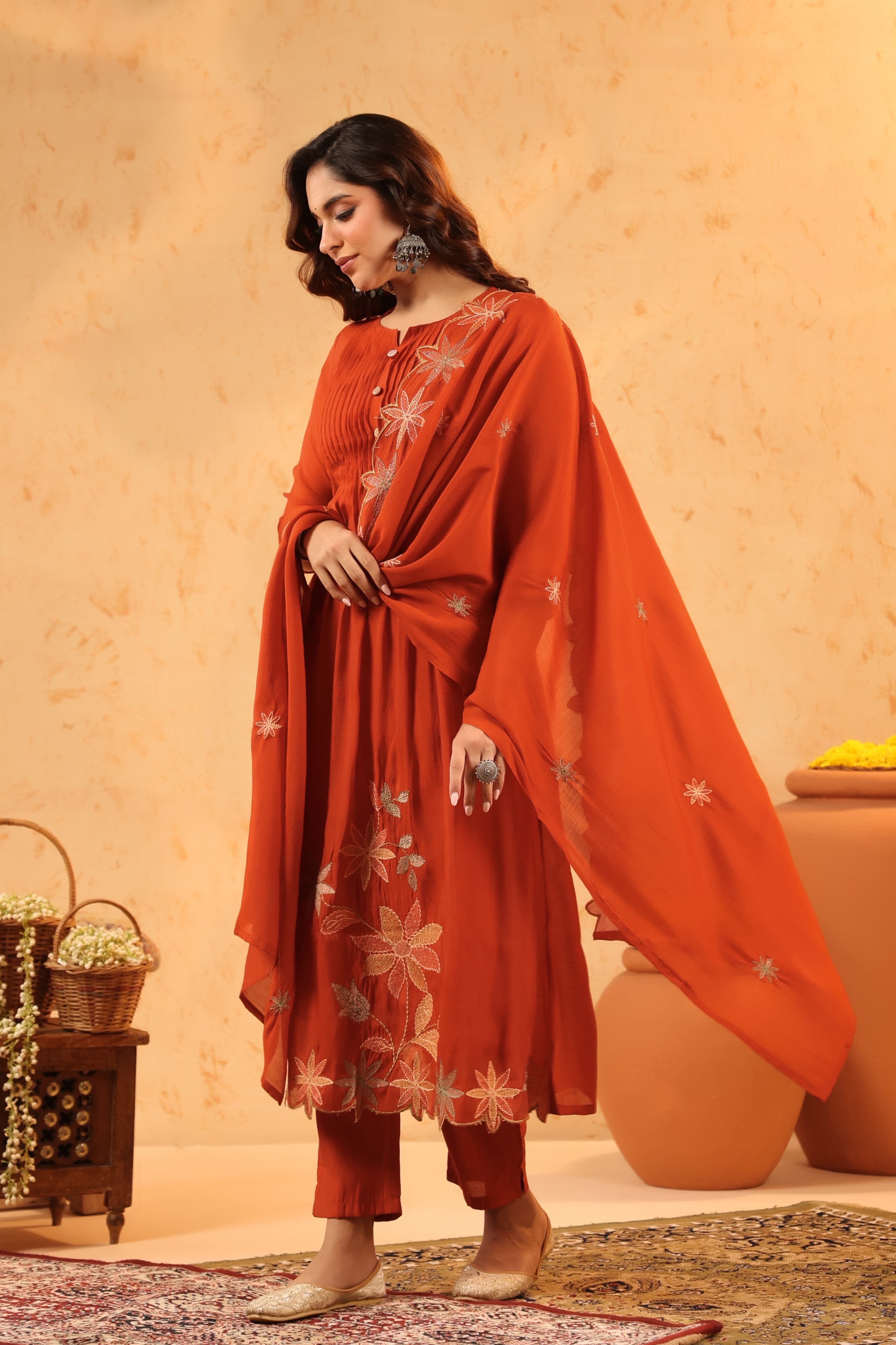 Chandrika Mul Chanderi Suit Set