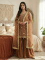 Golden Noor Sharara Suit