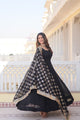 Aishanya Black Suit With Heavy Dupatta