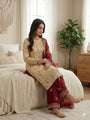 Regal Beige Silk Kurta Set