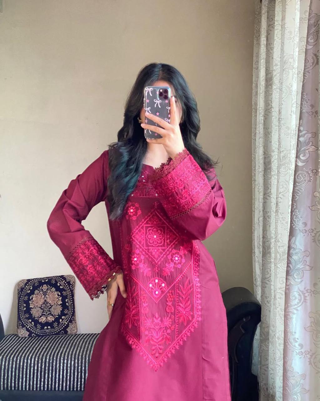 Ruby Mirage Suit Set