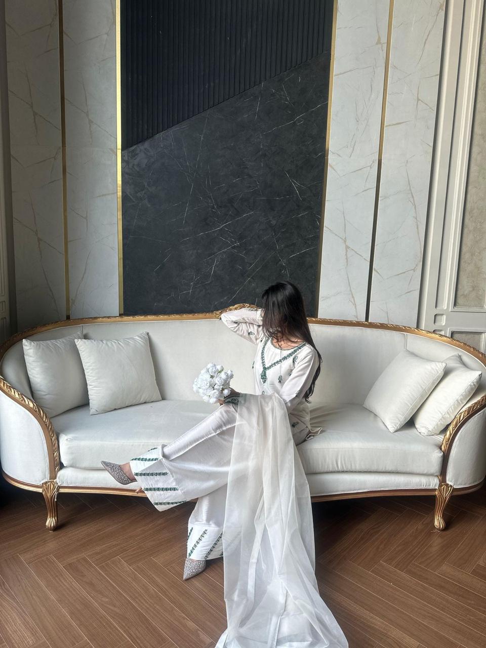 Chanderi Silk Farshi Suit Set