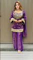 The Aaina Mirror Work Palazzo Set