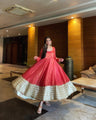 Gulnaar Pink Embellished Anarkali