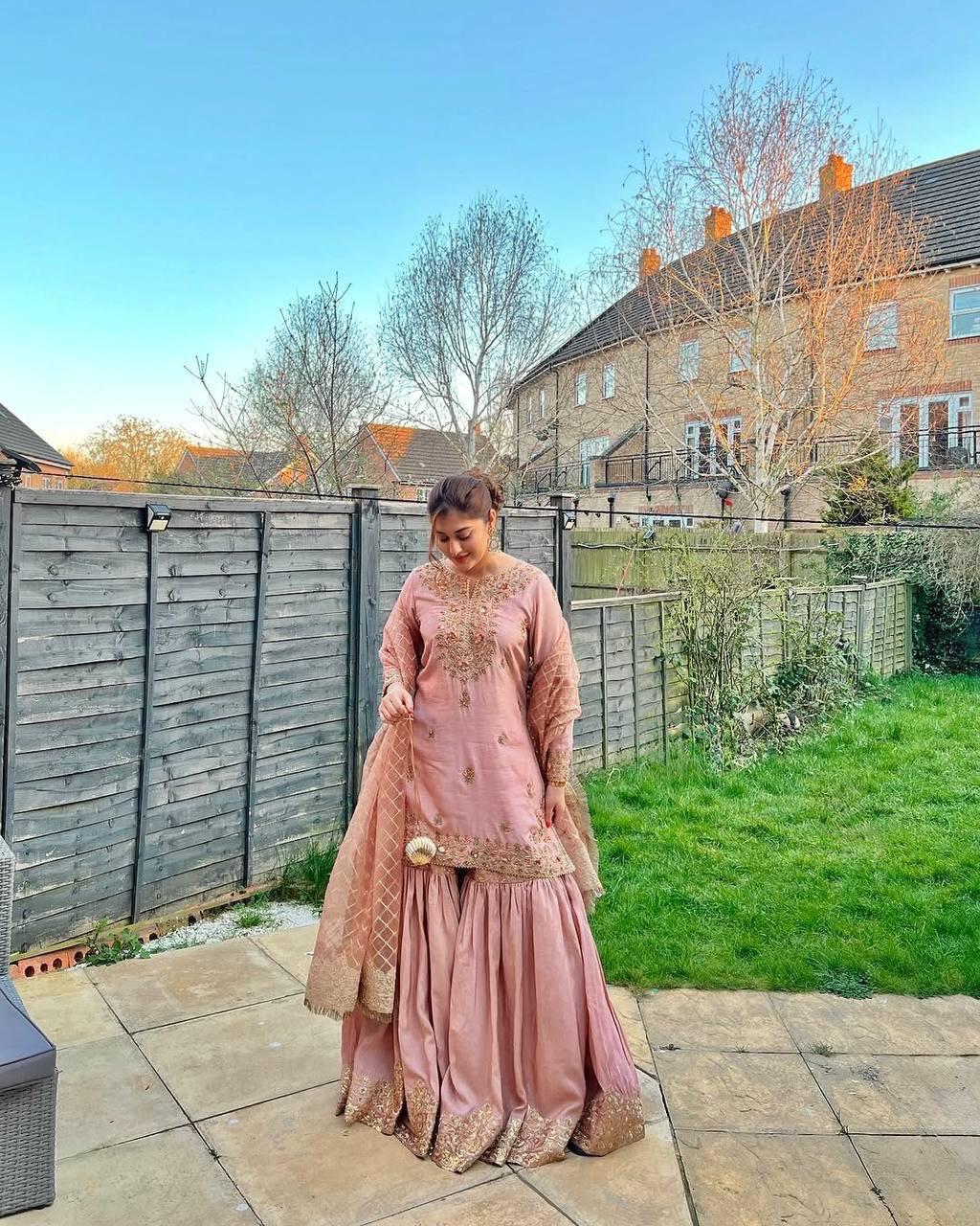 Sitara Embroidery Sharara Set