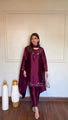 Designer American Silk Palazzo Set