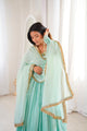 Mint Aura Anarkali Set