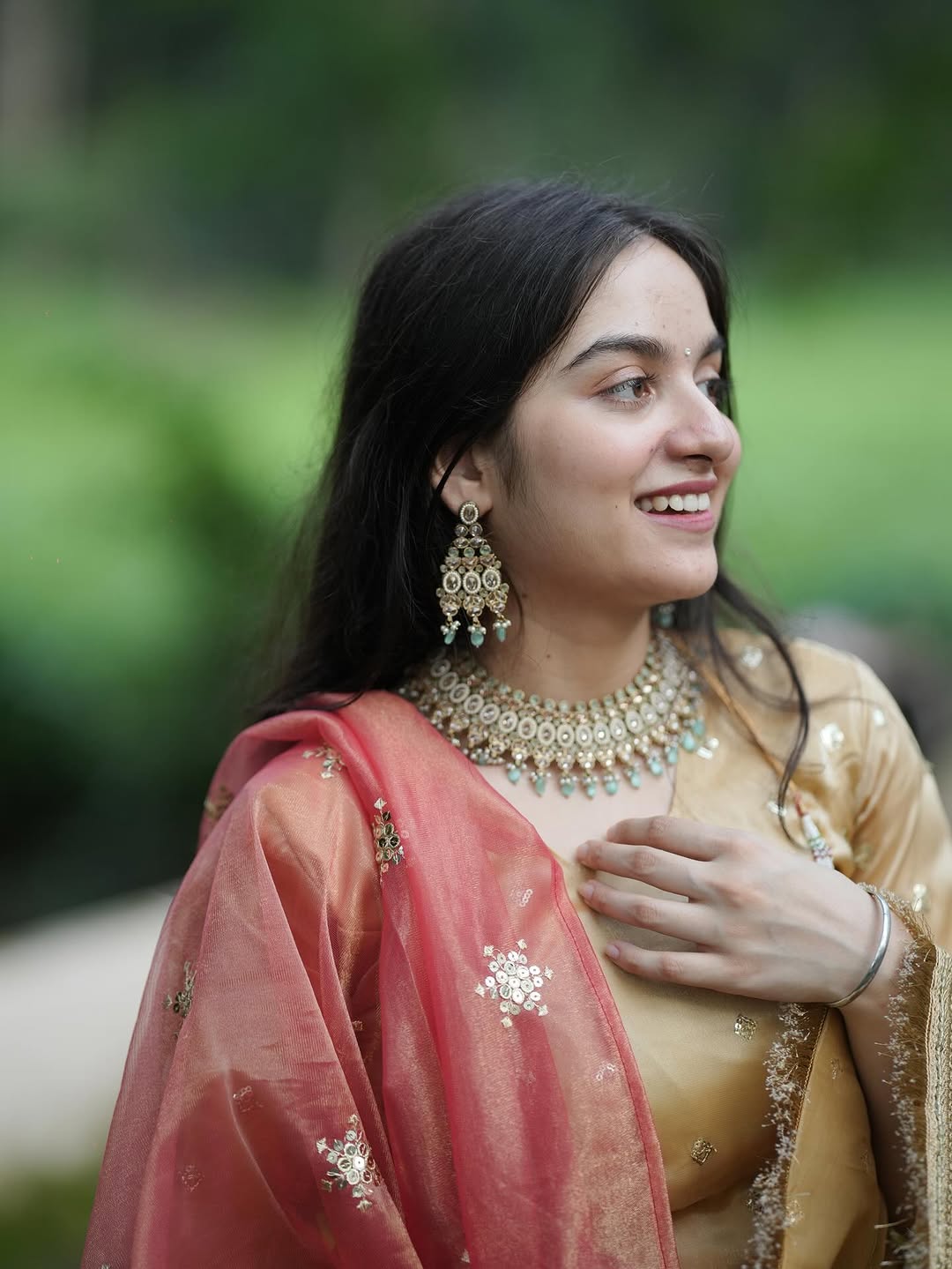 Alisha Azure Luxe Suit Set