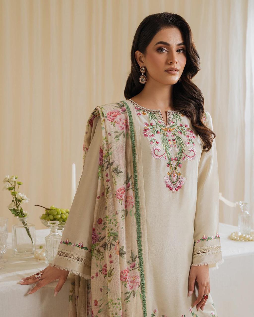Vanilla Rose Farshi Suit Set