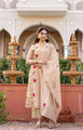 Ramya Pure Chanderi Embroidered Kurta Set