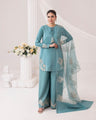 Noor-e-Nazakat Luxury Crepe Silk Ensemble