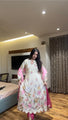 Midnight Elegance Embroidered Boat Neck Tulip Salwar Set