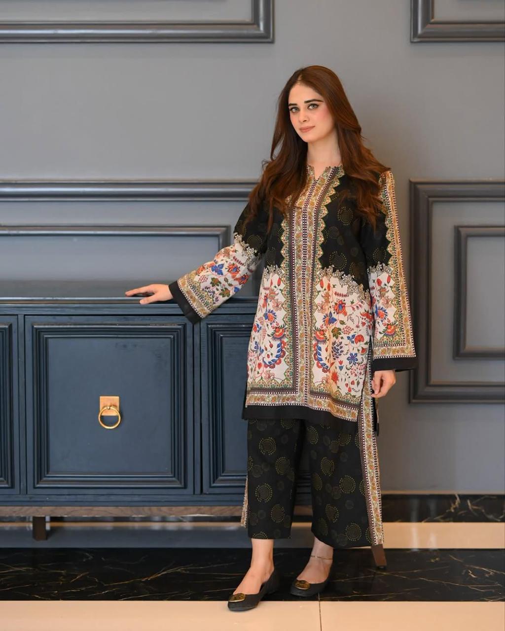 Designer Kurta Palazzo Suit Set