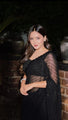 Black Beauty Black Beads Party Wear Saree