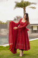 SANIYA ROYAL EMBROIDERED GEORGETTE SUIT SET