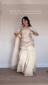Champagne Embroidered Rangoli Silk Gharara Ensemble