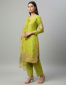 Prakriti Lime Floral Kurta Set