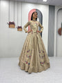Palak Beige Ensemble