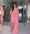 Pink Aura Flared Dress