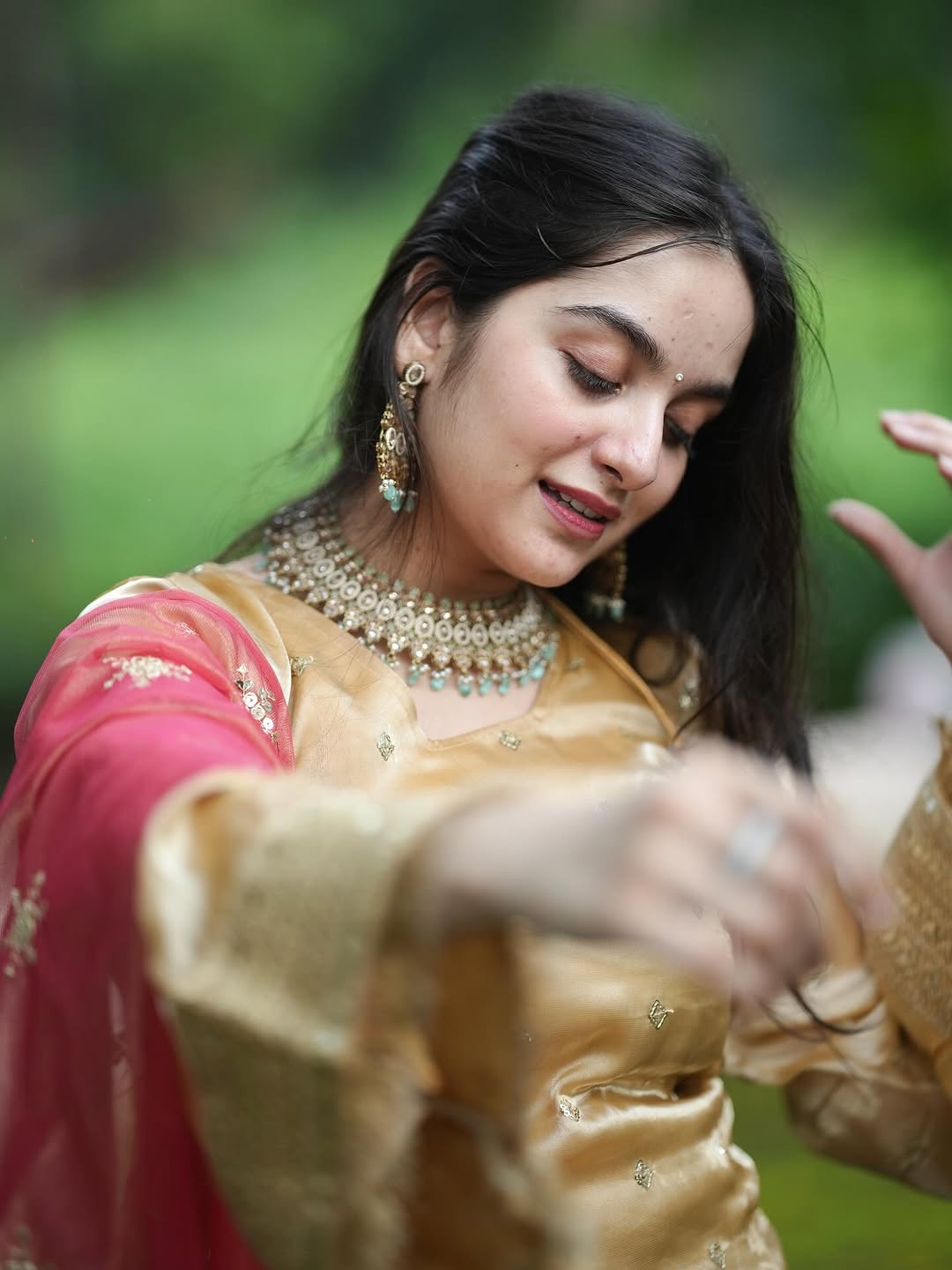 Alisha Azure Luxe Suit Set