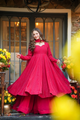 Ruby Noor Embroidered Anarkali Set