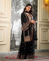 Regal Silk Embroidered Sharara Set