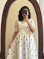 Lilavic Bloom Chanderi Maxi Dress