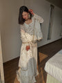 Zehara Embroidered  Silk Palazzo Set