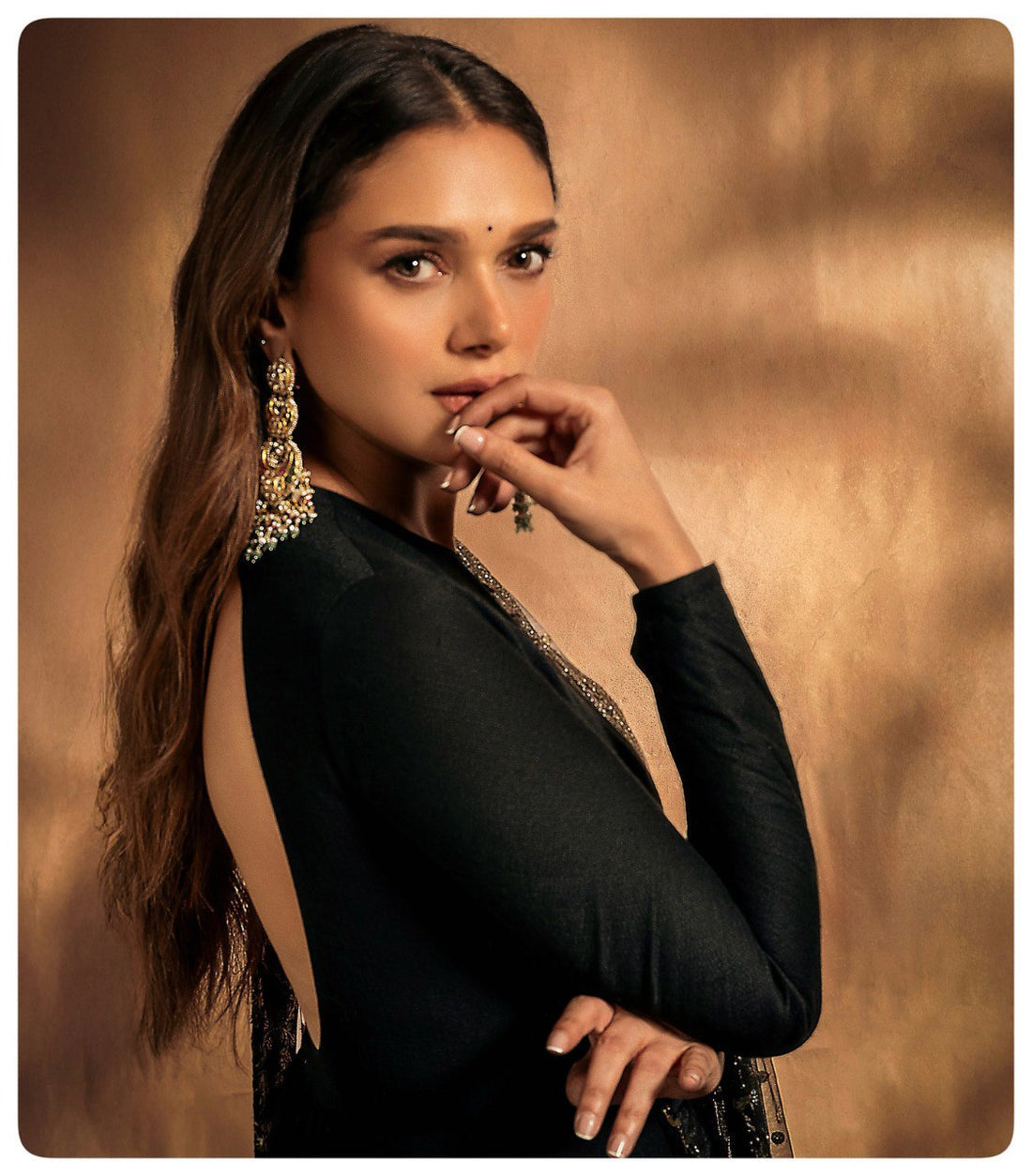 ADITI BLACK COLOUR ANARKALI SUIT SET