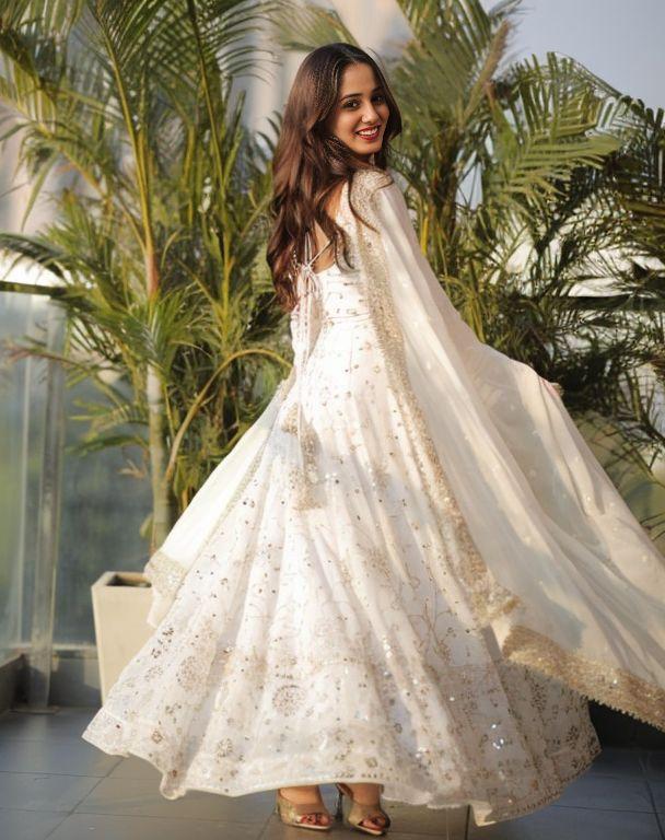 Amisha Off White Suit Set