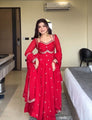 Aarohi Royal Scarlet Suit Set