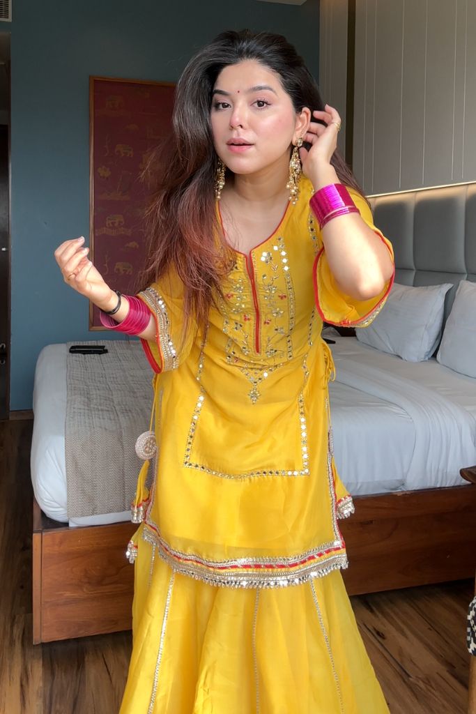 Sunshine Radiance Sharara Set