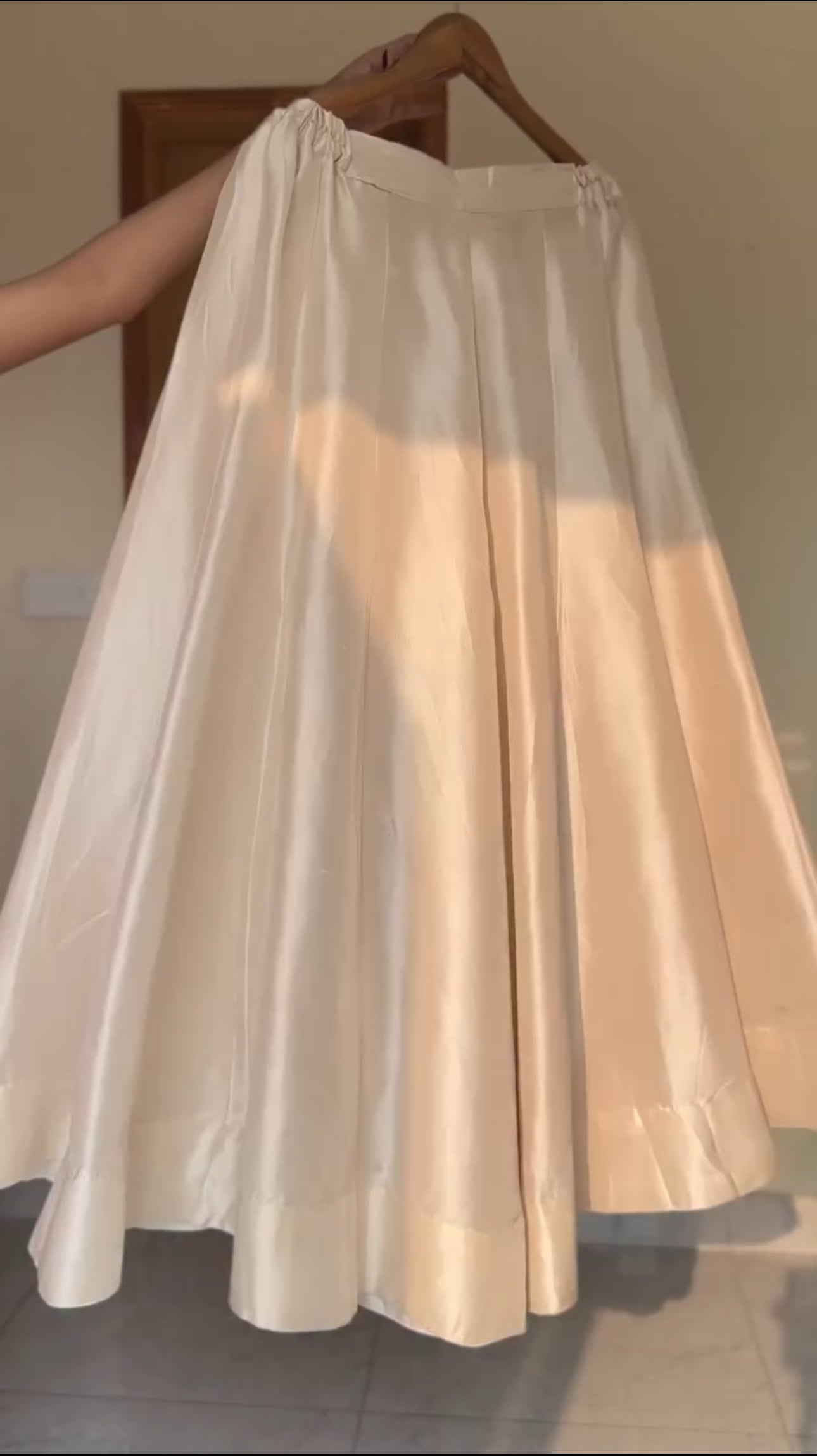 Ivory Gold Premium Silk Suit Set