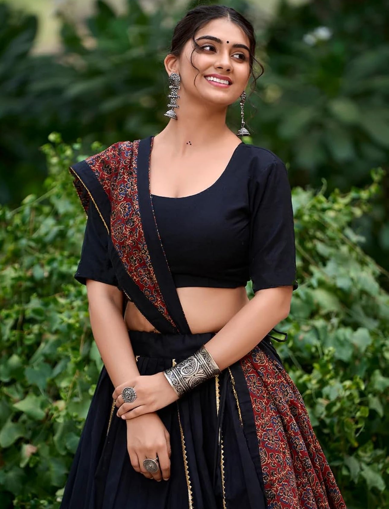 Rangrasiya Black Lehenga