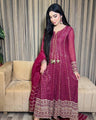Noor Luxury Gown Pant Dupatta Set