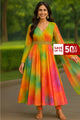 Rainbow Radiance Anarkali