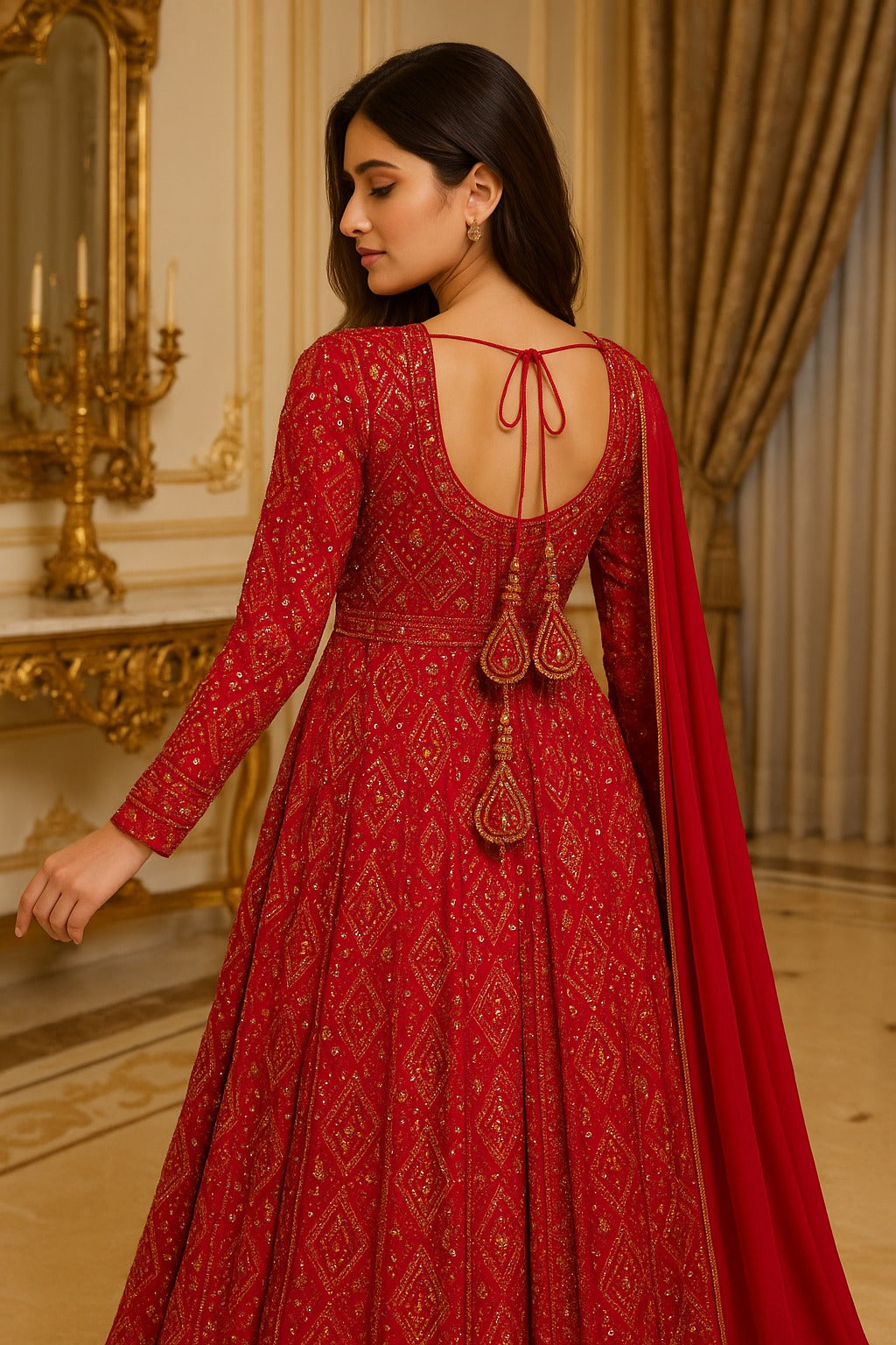 Scarlet Radiance Suit Set