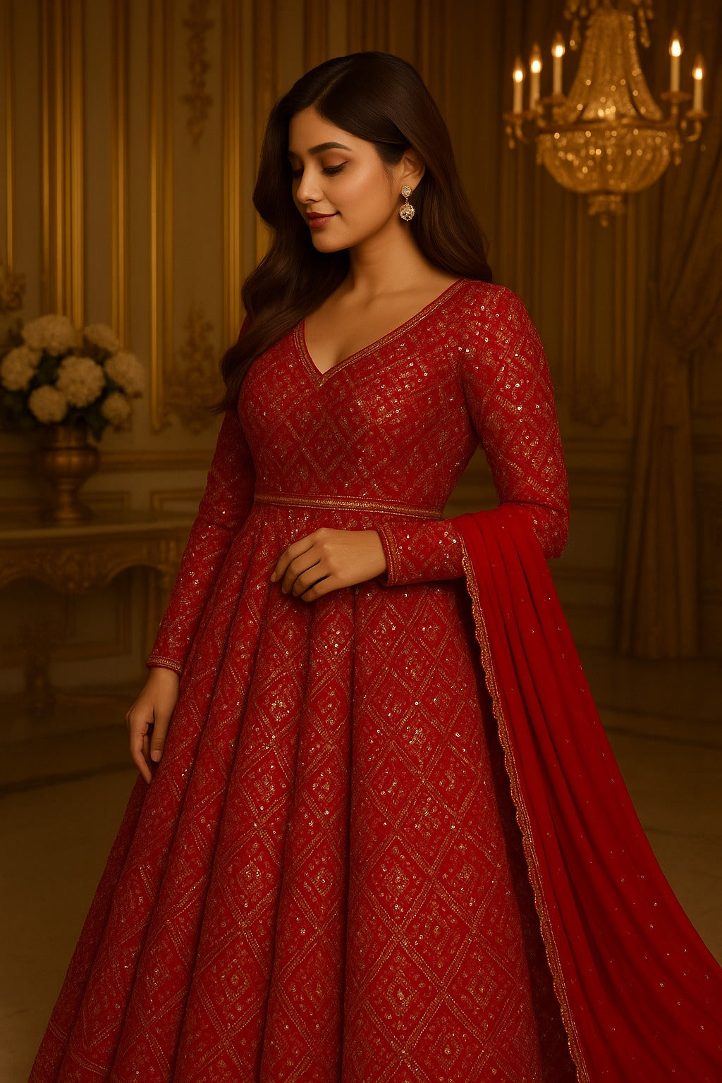 Scarlet Radiance Suit Set