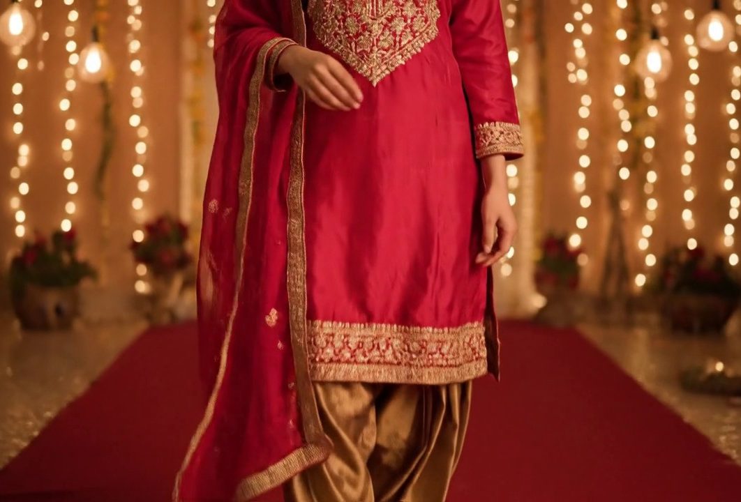 Aarohi Embroidered Patiala Suit Set