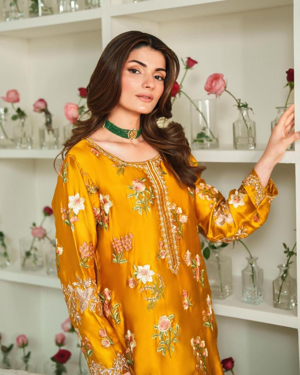 Golden Premium Farshi Kurta Suit Set