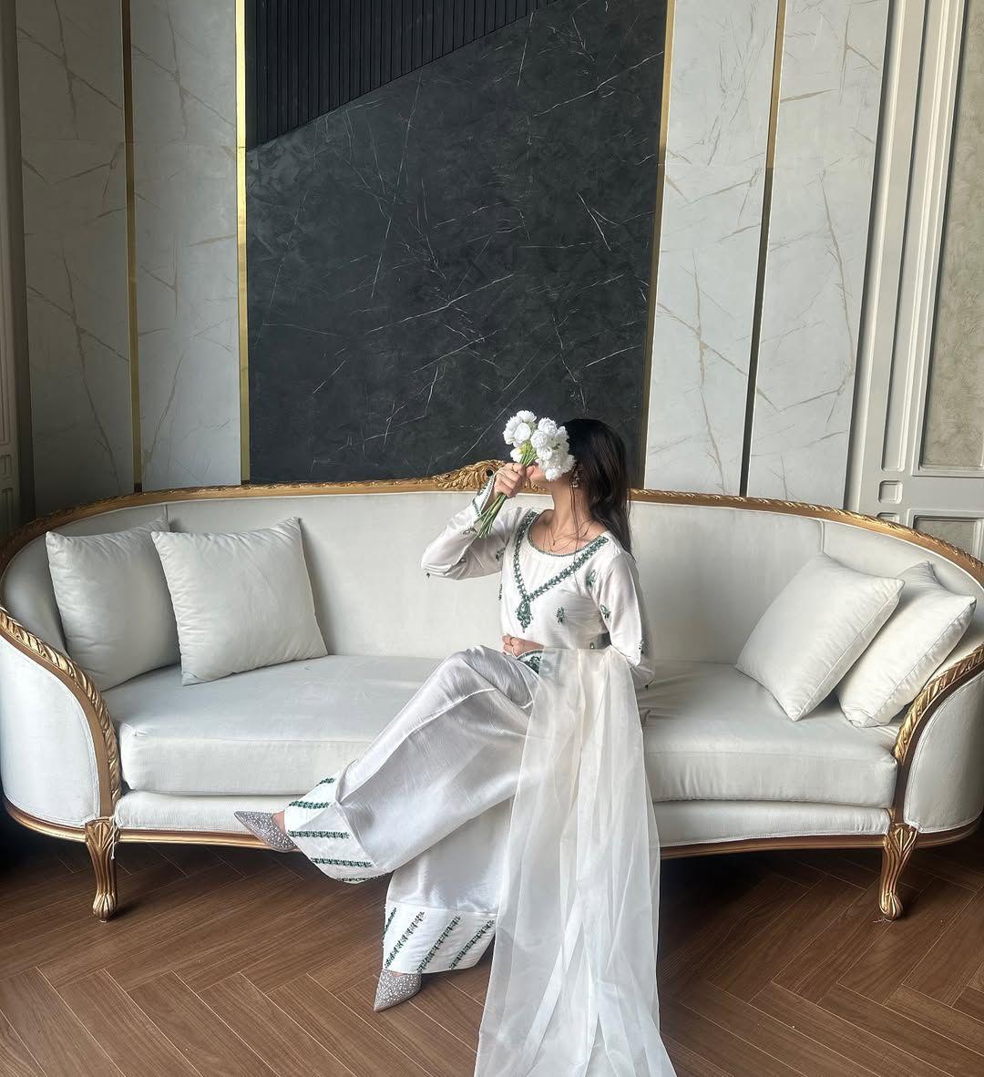 Chanderi Silk Farshi Suit Set